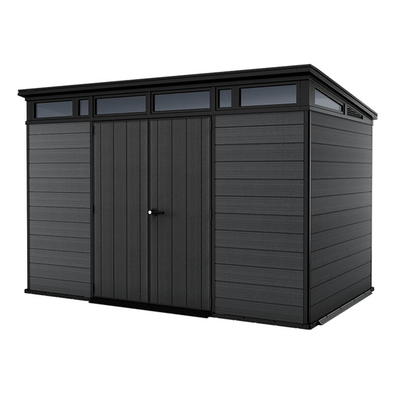Keter - Abri de jardin Cortina 7,15 m², Abri résistant aux intempérie, Gris -