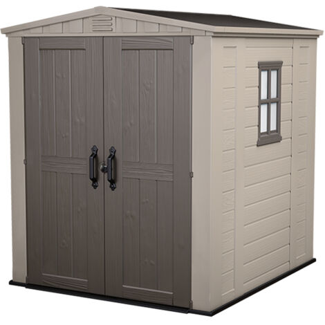 Keter – Abri de jardin résine 178x195,5x208 cm – Étanche et sans entretien – Structure robuste avec ventilation – Double porte verrouillable