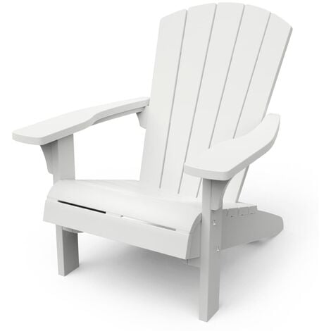Keter Adirondack Chair Troy White - White