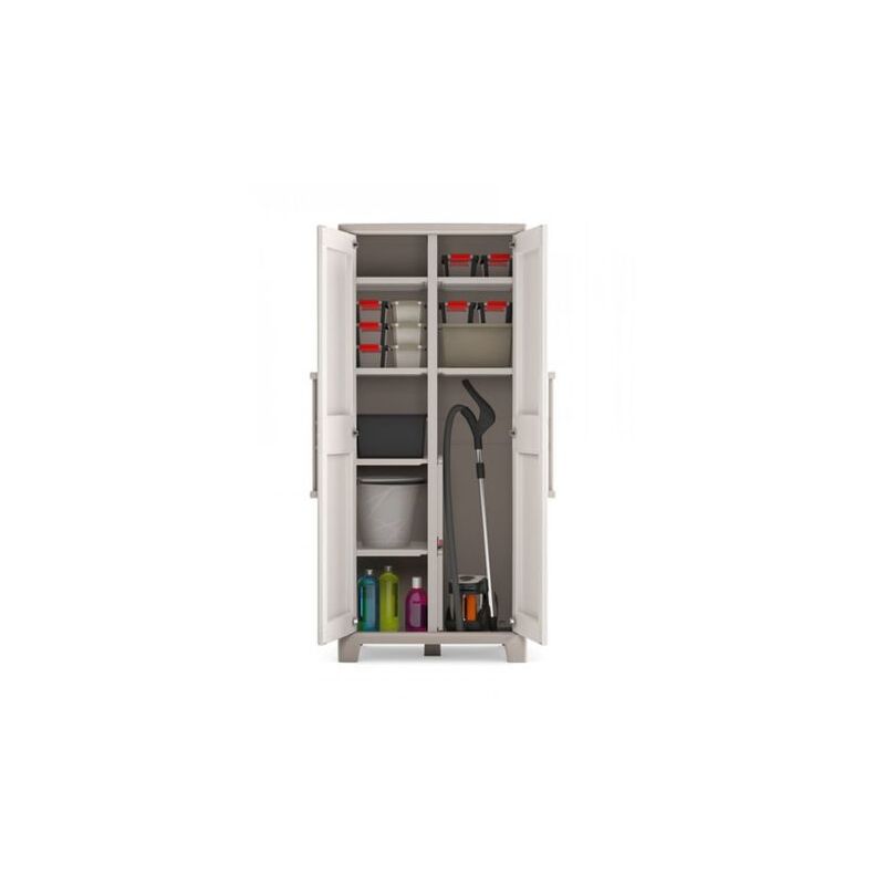 

Armario Gulliver Escobero Beige/Arena 80x44x182 cm Keter