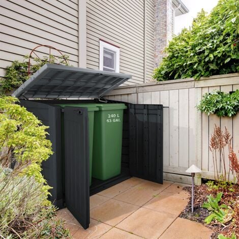 Coffre de rangement Store-It-out Max, coffre de jardin résistant aux intempéries, Anthracite - 1200L - 145.5x82x125 cm - KETER