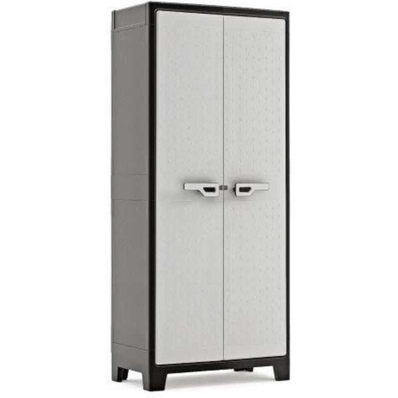 KETER Armoire Haute TITAN , Noir/Gris 246914