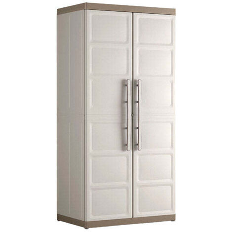 KETER - Armoire haute XL EXCELLENCE 89x54x182 Sable/Terre