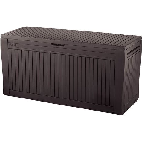 Keter baule per attrezzi  da giardino  comfy cm. 116,7x44,7x57 h col. marrone - Keter