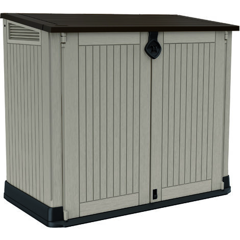 Keter baule porta attrezzi da giardino 'store in out midi' cm. 132x71,5x113,5 h col. beige - Keter