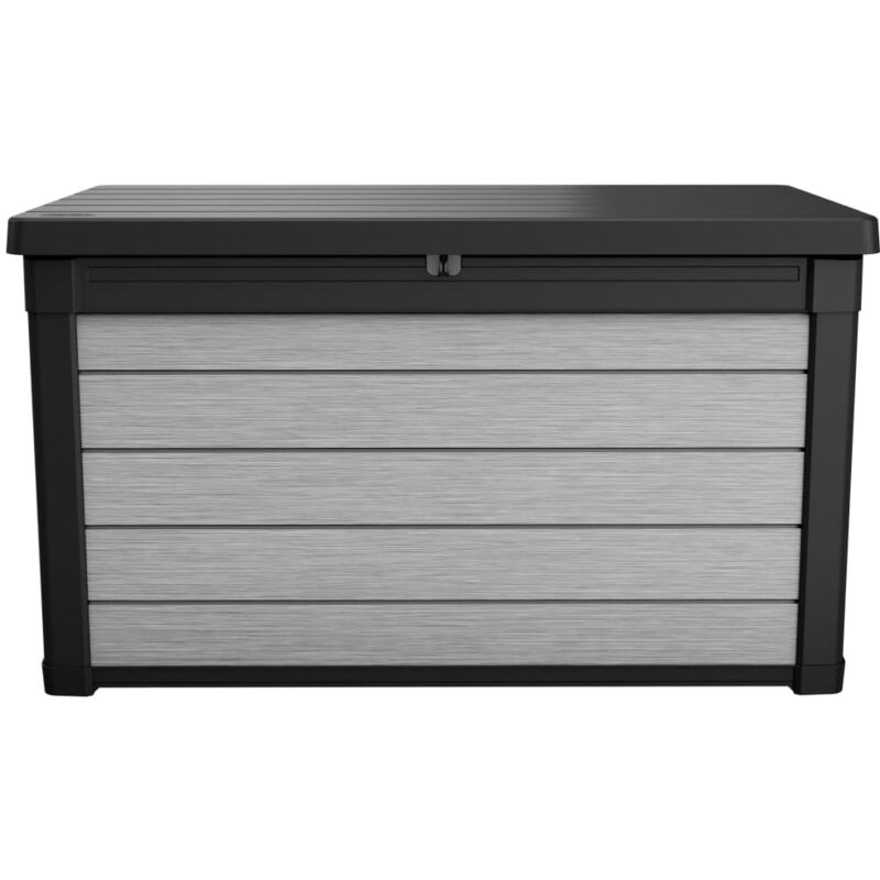

Keter Caja de almacenamiento para jardín Denail gris antracita 380 L - Antracita