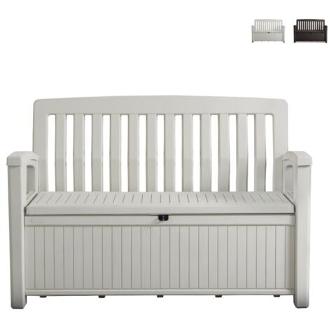 Keter Cassapanca in Resina PATIO BENCH Bianca