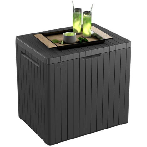 Keter – Coffre de jardin 113L – Rangement extérieur en résine – Dimensions 57,8 x 44 x 55 cm – Capacité 20 kg – Montage facile