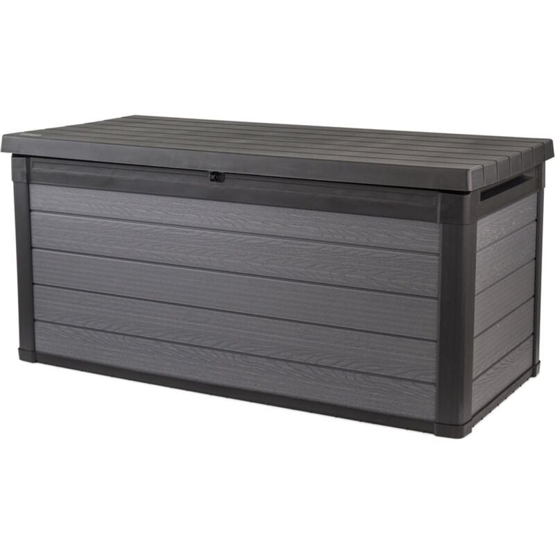 Coffre de rangement Cortina, coffre en résine résistant aux intempéries, Gris - 570L - 151.7 x 72.5 x 70 cm - Keter