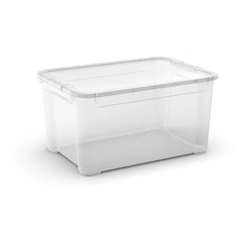 Keter CONTENITORE T BOX L 55.5X39XH28.5CM TRASPARENTE