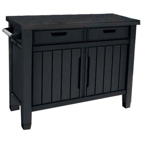Keter Couchtisch aus Kunstharz BBQ UNITY XL Graphit
