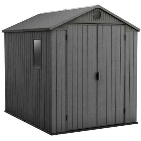Keter Darwin 6 X 8ft Shed - Grey