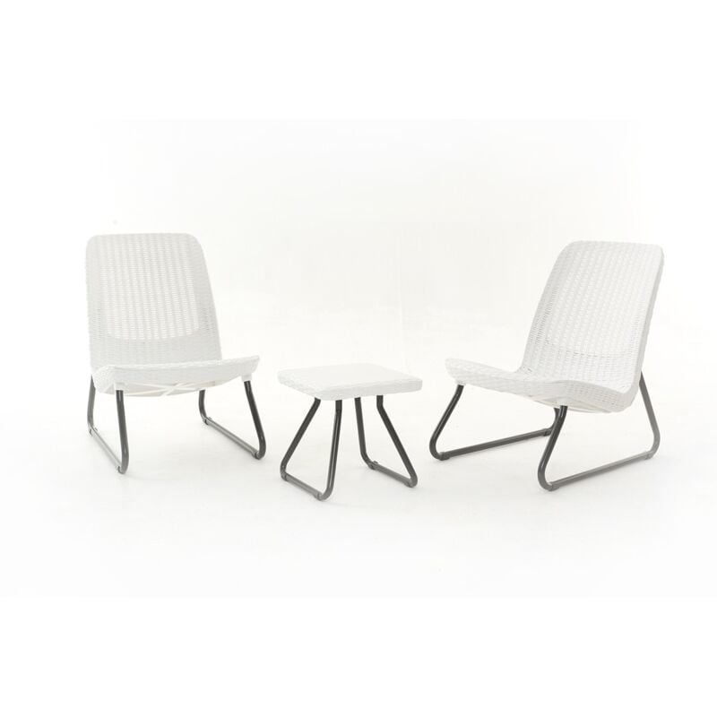 Salon de jardin 3 pcs Rio Blanc 218155 Keter
