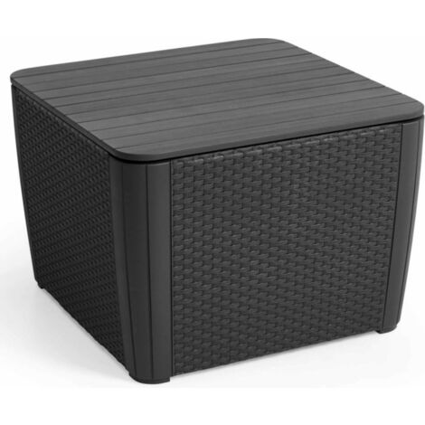 Keter Gartentisch Luzon Plus flat wicker, graphit