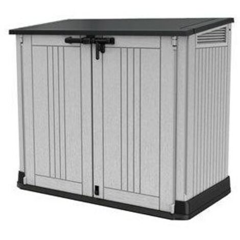 KETER JARDIN-BALCON BOX MIDI GRIS-NOIR 132x71.5x113.5cm