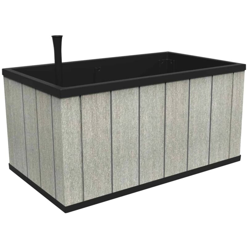 

Keter Jardinera de jardín Sequoia mediana gris PP 240929 - Gris