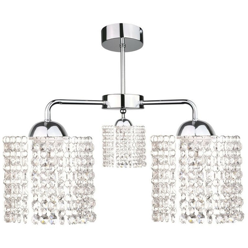 1008 Plafoniera semi-incasso Diament Multi Arm