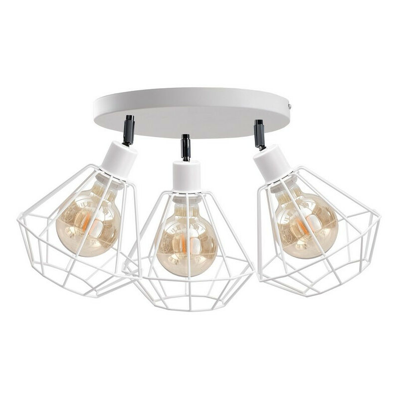 Image of 464 Fokal Faretti a Soffitto Cluster Bianco, 32 cm, 3x E27 - Keter Lighting