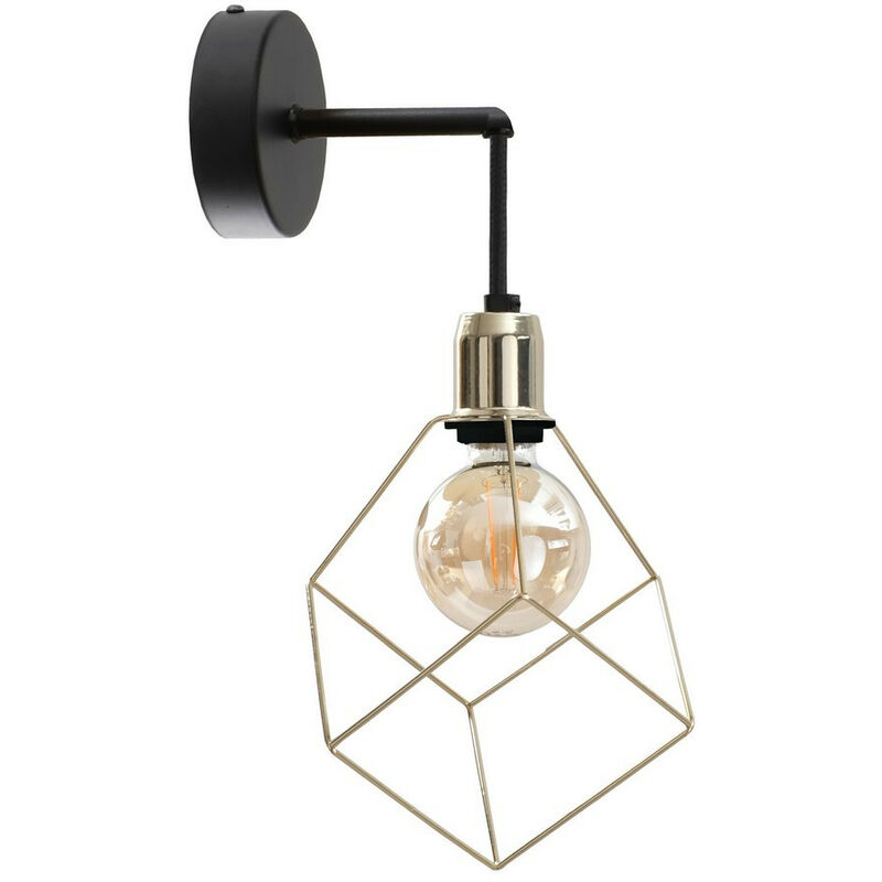 Image of Keter Lighting - 589 Lampada da parete Taho oro, 22 cm, 1x E27