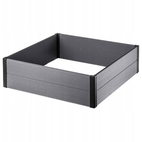 Keter Maple Garden Bed Garteneinfassung 106 x 32 cm, Grau