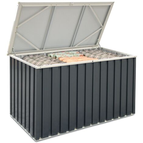 Keter Metall-Gerätebox Auflagenbox Kissenbox Gartenbox Aufbewahrungskiste 135x70