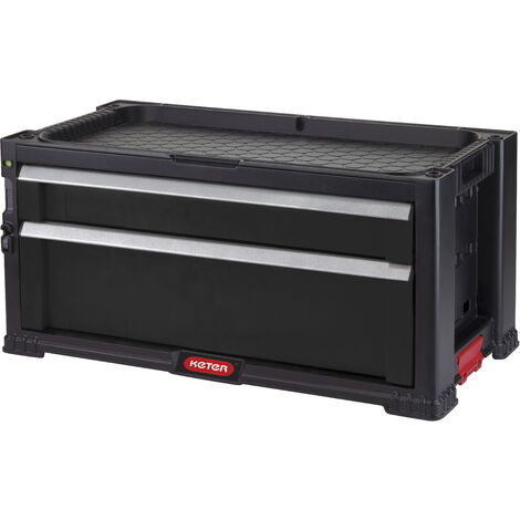 Scatola con cassetti Qbrick System PRO 2.0 DRAWER 3 TOOLBOX EXPERT RED 