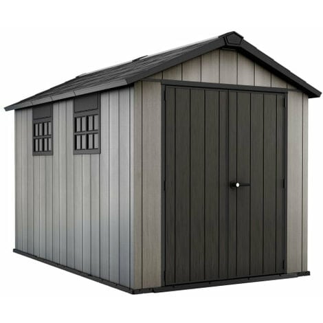 Keter Oakland 7 x 11ft Double Door Outdoor Apex Plastic Garden Shed