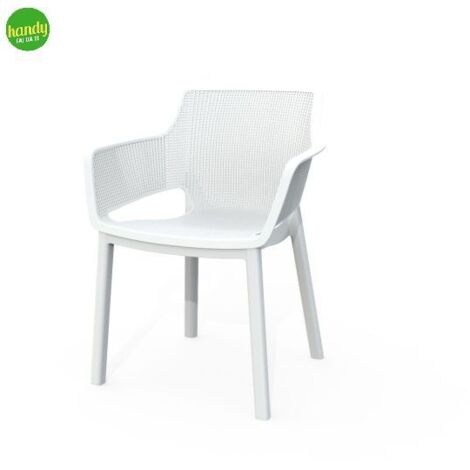 Keter poltrona elisa bianco 57.7x62.5x(h)79 cm giardino