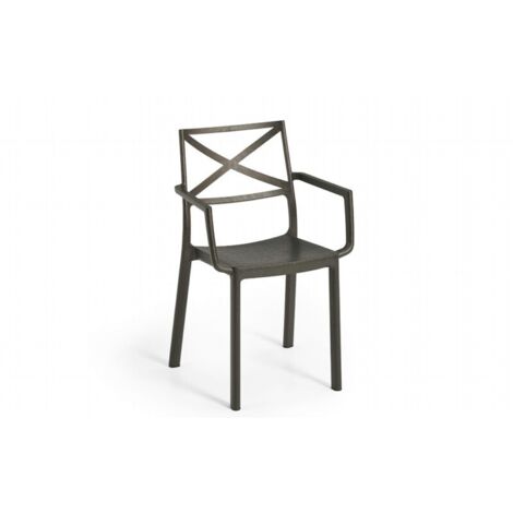 Keter POLTRONA METALIX 60X53XH81CM RESINA GHISA BRONZO
