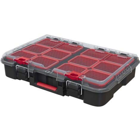 Keter Roc Stack N Roll Organiser Removeable Storage Bins KETSNRORG
