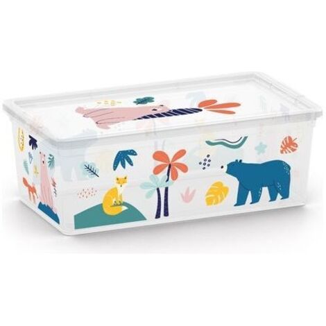 Keter Scatola Salvaspazio Box Style Wild Animals