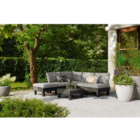 Keter Set Lounge Modulare ELEMENTS Grafite