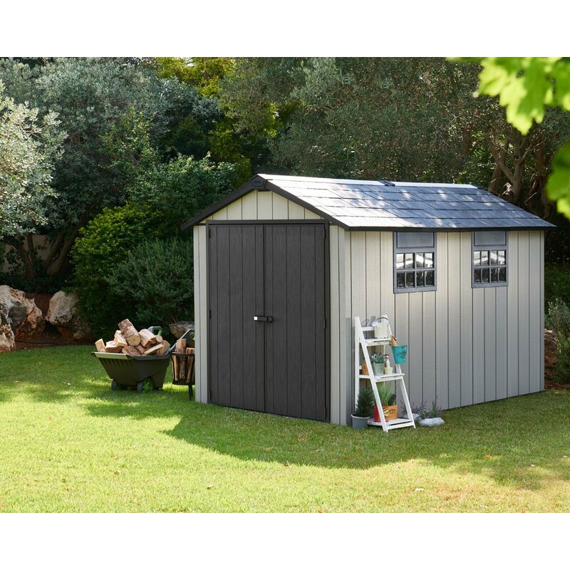 keter oakland 7511 composite garden 7ft x 11ft shed