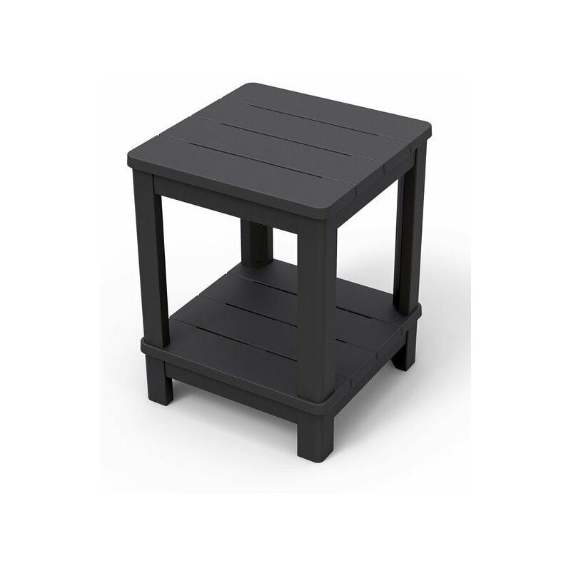 Keter - table d'appoint deluxe Graphite