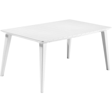 Keter Table LIMA 160 Finition Lisse - Blanc