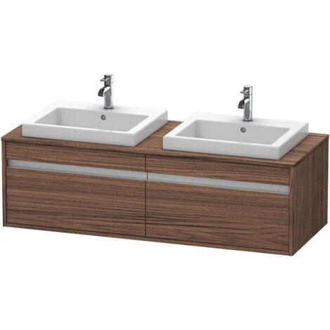 KETHO mobile lavabo 550x1400x426mm noce scuro