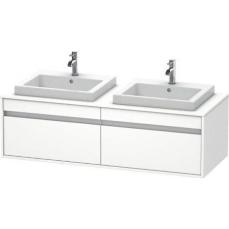 KETHO mobile lavabo 550x1400x426mm WT re bianco lucido