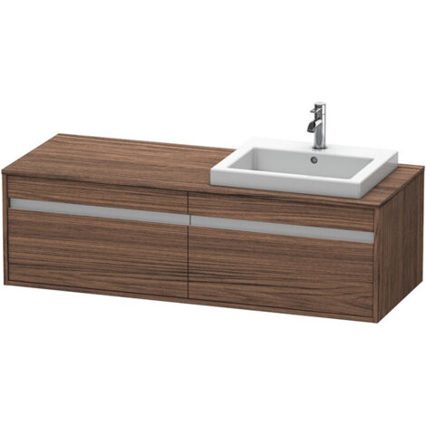 KETHO mobile lavabo 550x1400x426mm WT re noce scuro