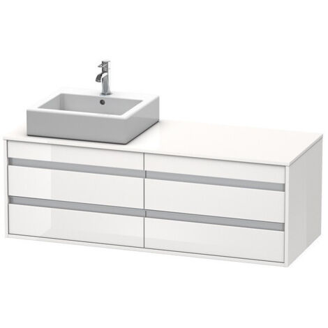 KETHO mobile lavabo 550x1400x496mm noce scuro