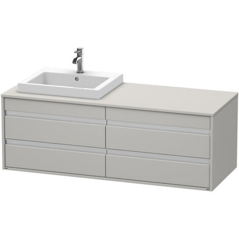 KETHO mobile lavabo 550x1400x496mm WT li cemento