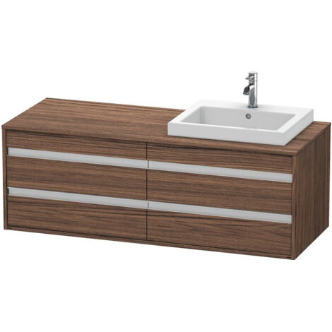 KETHO mobile lavabo 550x1400x496mm WT re noce scuro