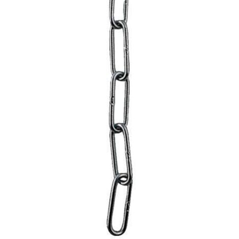 Kette Durchmesser 2.5mm, Kettenglied 19.5x9.5mm, Länge 25m I.N.G Fixations