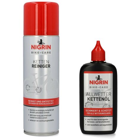 Ketten-Set Ketten-Reiniger + Ketten-Öl für Fahrräder
