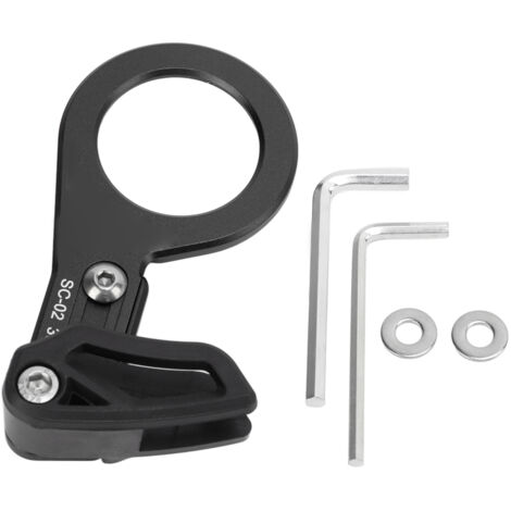 Kettenführung für Mountainbikes, Kettenstabilisator für Mountainbikes, schwarzer Kettenabweiser für das untere Lager