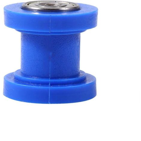 Kettenrollen-Schieberspanner, 10 mm Kettenrollenspanner Führungsradführung Pit Dirt Mini Bike Moto Atv(Blau)