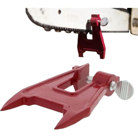 Kettensägen-Schraubstock zum Schärfen, Kettensägen-Schärffeilen-Schraubstock, verstellbarer Kettenschraubstock aus Metall – Tragbares Kettensägen-Zubehör zum Schärfen von Sharpening Tool Depot