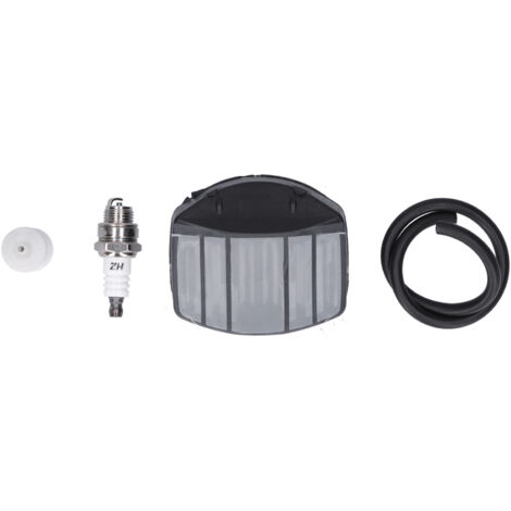 Kettensägen-Wartungsset: Luftfilter, Kraftstofffilter, Schlauch und Zündkerze für Husqvarna 357/357XP/359 aus Kunststoff und Silikon (4-teilig)