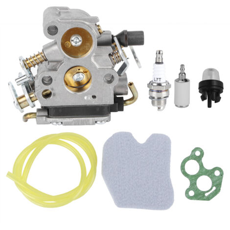 Kettensägen-Zubehörset mit Vergaser, Primerpumpe und Luftfilter – Kompatible Ersatzteile für Husqvarna Modelle 235, 240 und 236 – Aluminium und Kunststoff