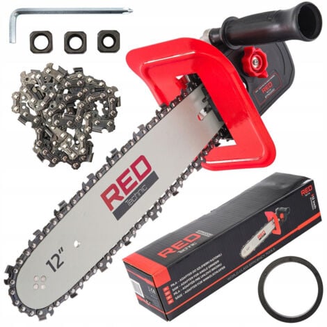 JARDIBRICODECO Kettensägenadapter für 12-Zoll-Winkelschleifer mit Griff