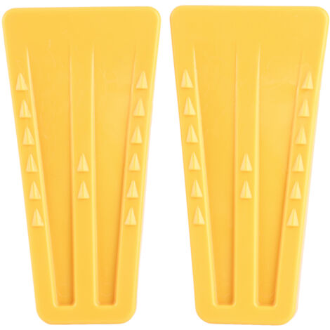 Kettensägenkeil [2er-Pack] – Hochfester Kunststoff (14,2 x 4,5 x 2,5 cm) – Zubehör zum Baumschnitt und -schneiden